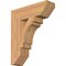 Ekena Millwork Merced Slat Smooth Bracket, Western Red Cedar, 5 1/2"W x 20"D x 24"H BKT06X20X24MRC06SWR - alternate 1